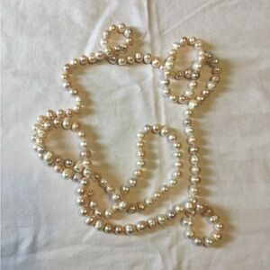 Elegant Pearl Necklace Endless strand